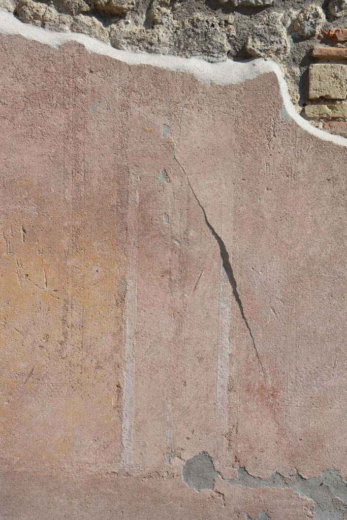 IX.5.9 Pompeii. May 2017.
Room “g”, detail from south wall on west side of central yellow panel.
Foto Christian Beck, ERC Grant 681269 DÉCOR.