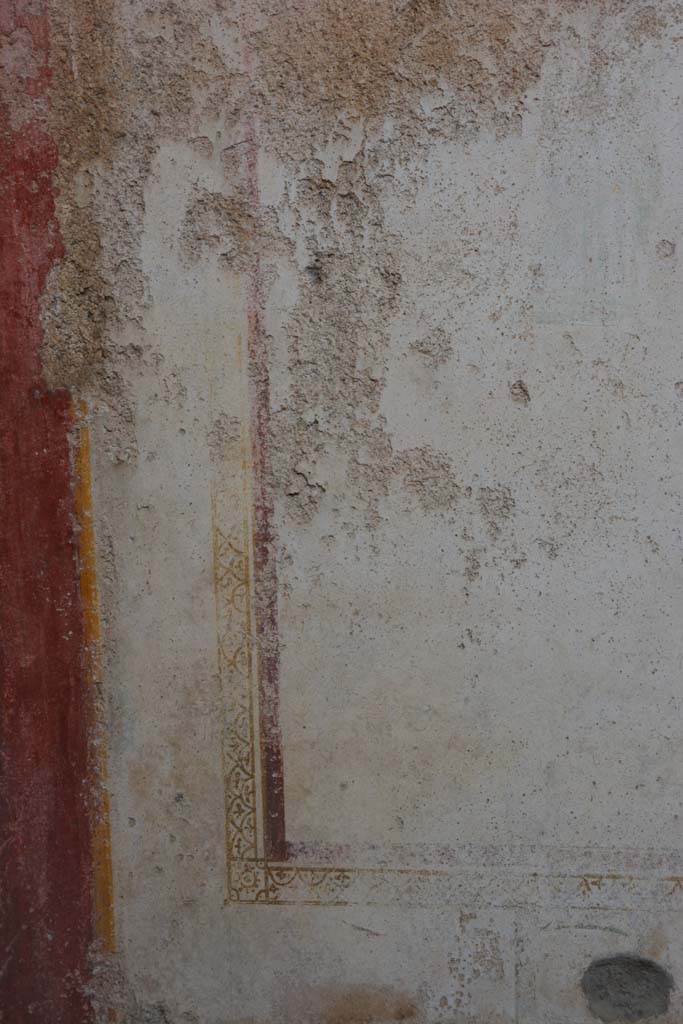 IX.5.11 Pompeii. March 2017. Room k, border edging from panel at west end of north wall.
Foto Christian Beck, ERC Grant 681269 DÉCOR.