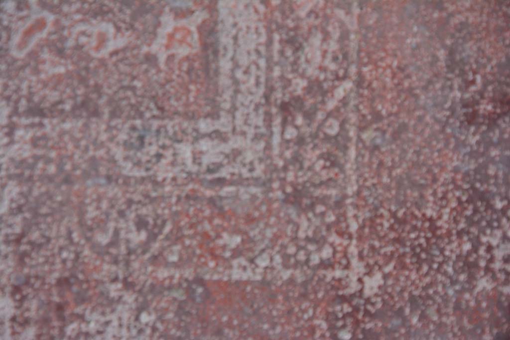 IX.5.11 Pompeii. March 2017. Room e, detail of painted border edging from panel at east end of south wall.
Foto Christian Beck, ERC Grant 681269 DÉCOR.
