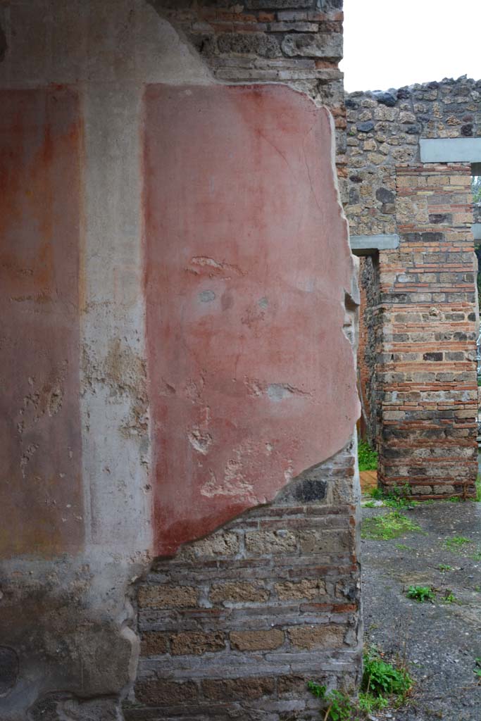 IX.5.11 Pompeii. March 2017. Room e, detail from panel at east end of north wall.   
Foto Christian Beck, ERC Grant 681269 D�COR.

