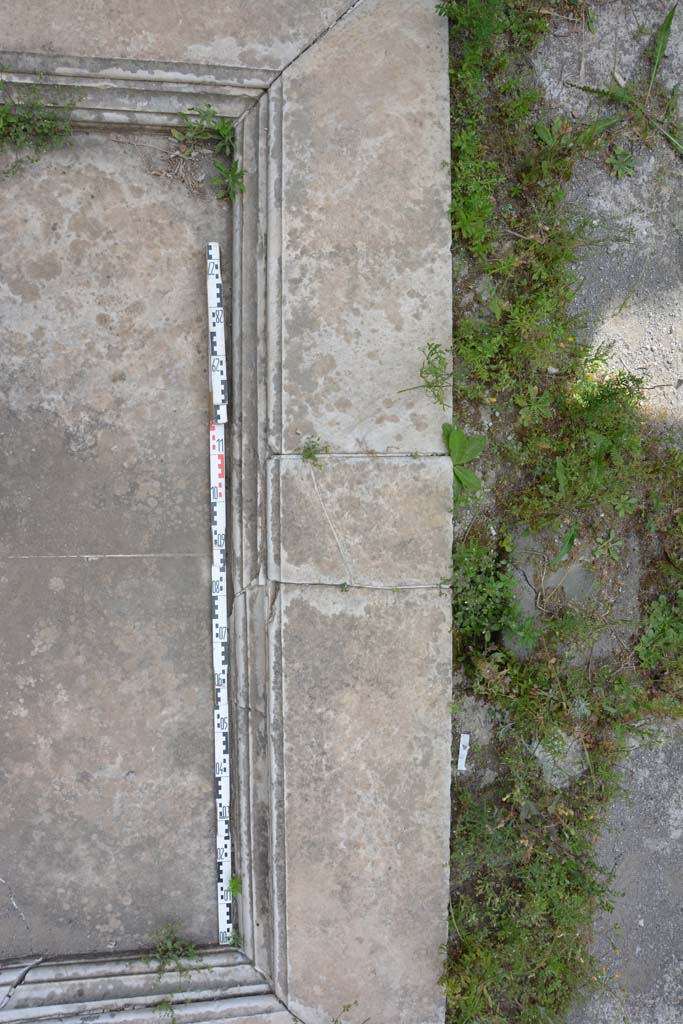 IX.5.11 Pompeii. May 2017. Room b, detail of north end of impluvium in atrium
Foto Christian Beck, ERC Grant 681269 DÉCOR.