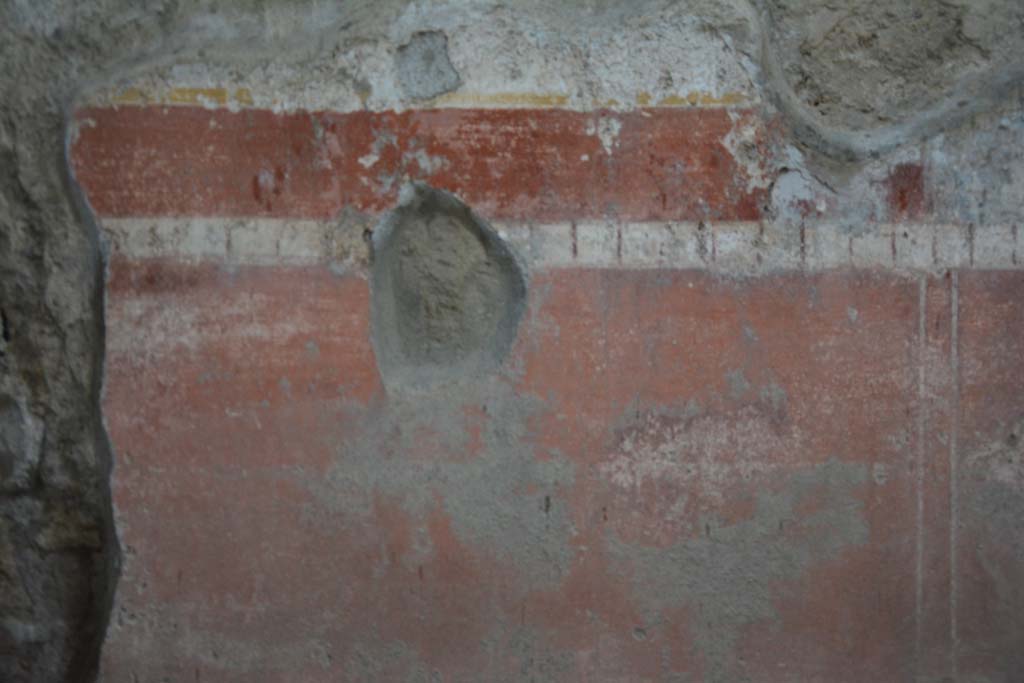IX.5.11 Pompeii. March 2017. Room g, detail from zoccolo in centre of lower south wall.
Foto Christian Beck, ERC Grant 681269 DÉCOR.
