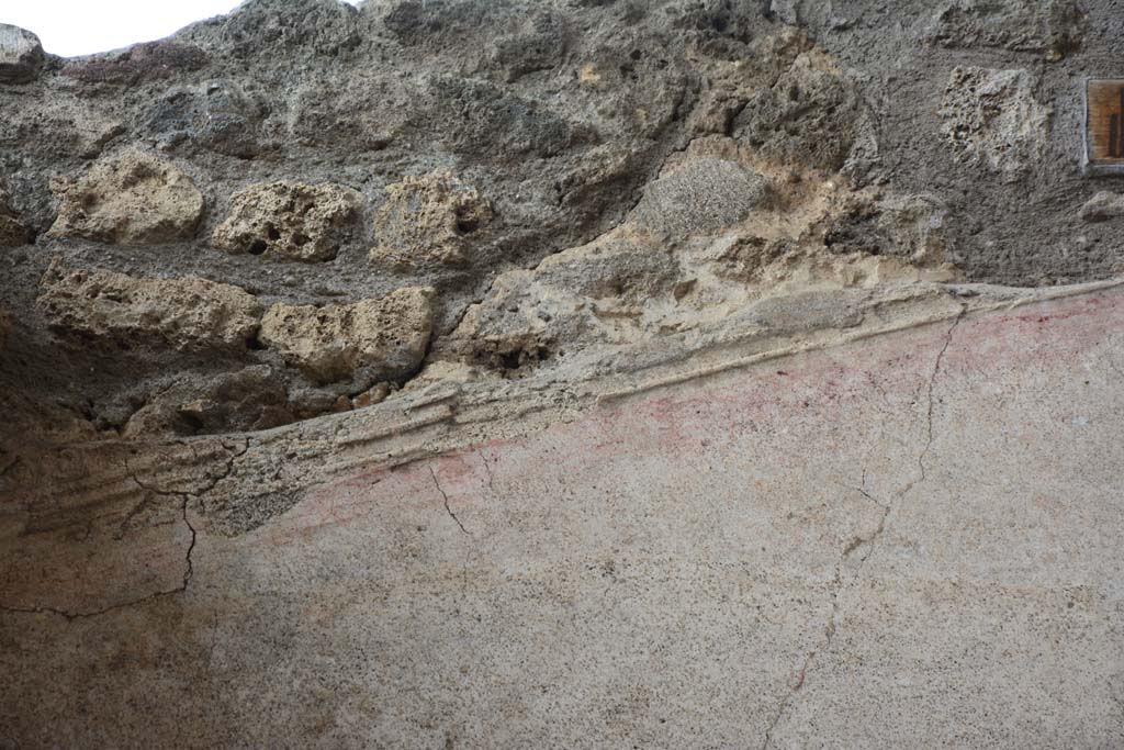 IX.5.11 Pompeii. March 2017. Room i, detail of upper south wall at east side of window.
Foto Christian Beck, ERC Grant 681269 DÉCOR.