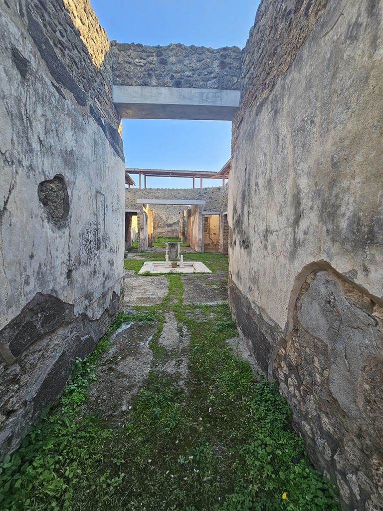 IX.5.11 Pompeii. November 2024. Looking south from entrance corridor. Photo courtesy of Annette Haug.