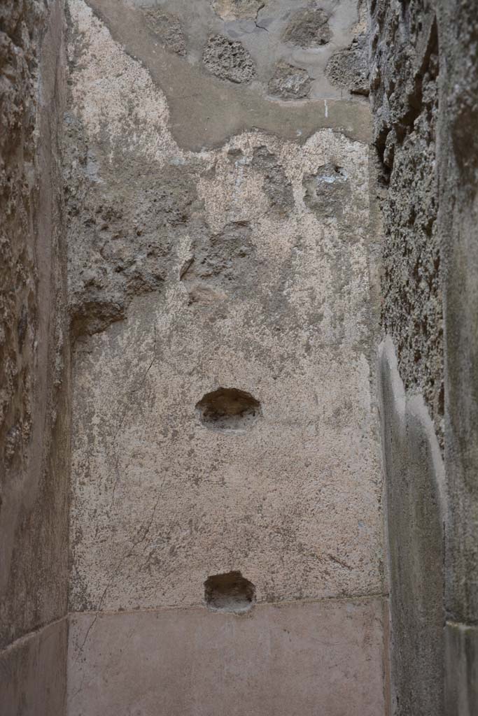 IX.5.12 Pompeii. May 2017. Detail from upper south wall.
Foto Christian Beck, ERC Grant 681269 DÉCOR.