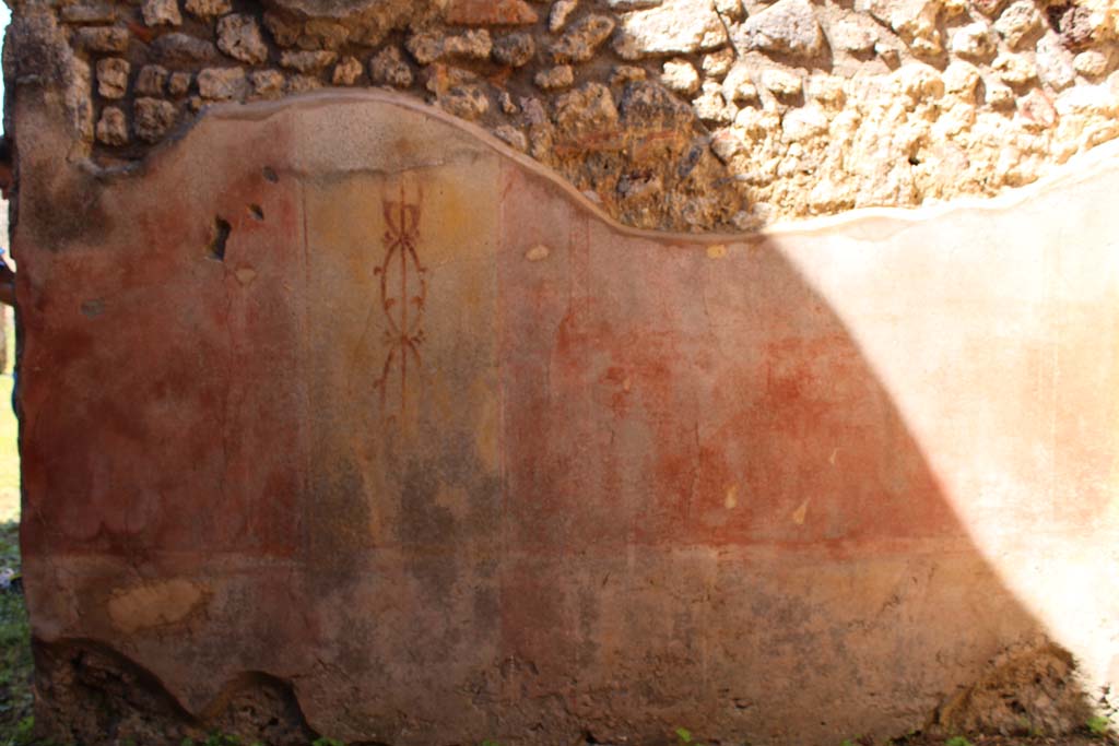 IX.5.14 Pompeii. May 2019. Room “d”, looking towards west wall on north side of doorway.
Foto Christian Beck, ERC Grant 681269 DÉCOR.