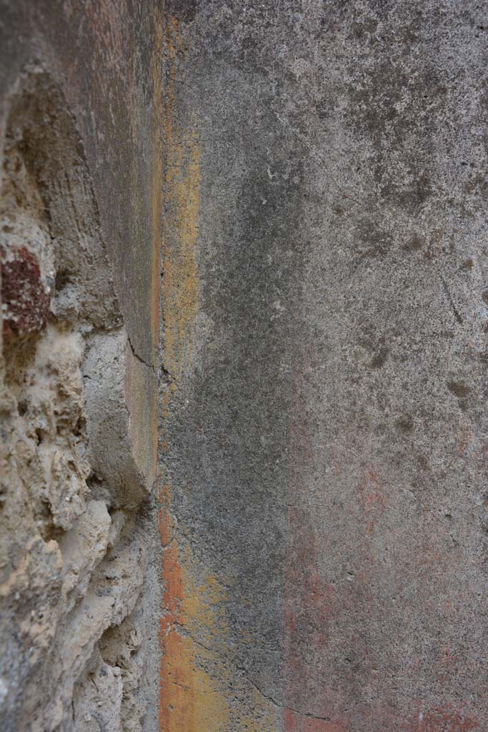 IX.5.14 Pompeii. May 2017. Room “d”, detail from north-east corner.
Foto Christian Beck, ERC Grant 681269 DÉCOR.