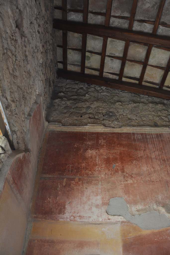 IX.5.14 Pompeii. May 2017. Room “c”, upper north wall in north-west corner.
Foto Christian Beck, ERC Grant 681269 DÉCOR.