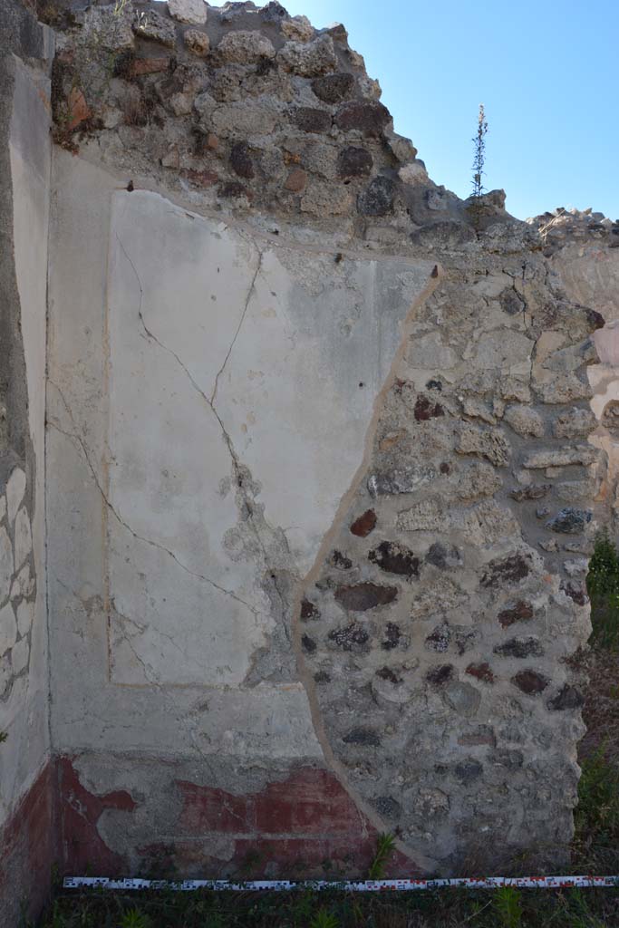 IX.5.18 Pompeii. May 2017. Room l (L), north wall in north-west corner.
Foto Christian Beck, ERC Grant 681269 DÉCOR.