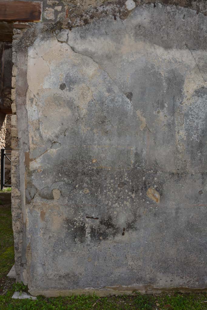 IX.5.18 Pompeii. March 2018. Room “f”, detail from south wall at east end.
Foto Annette Haug, ERC Grant 681269 DÉCOR.