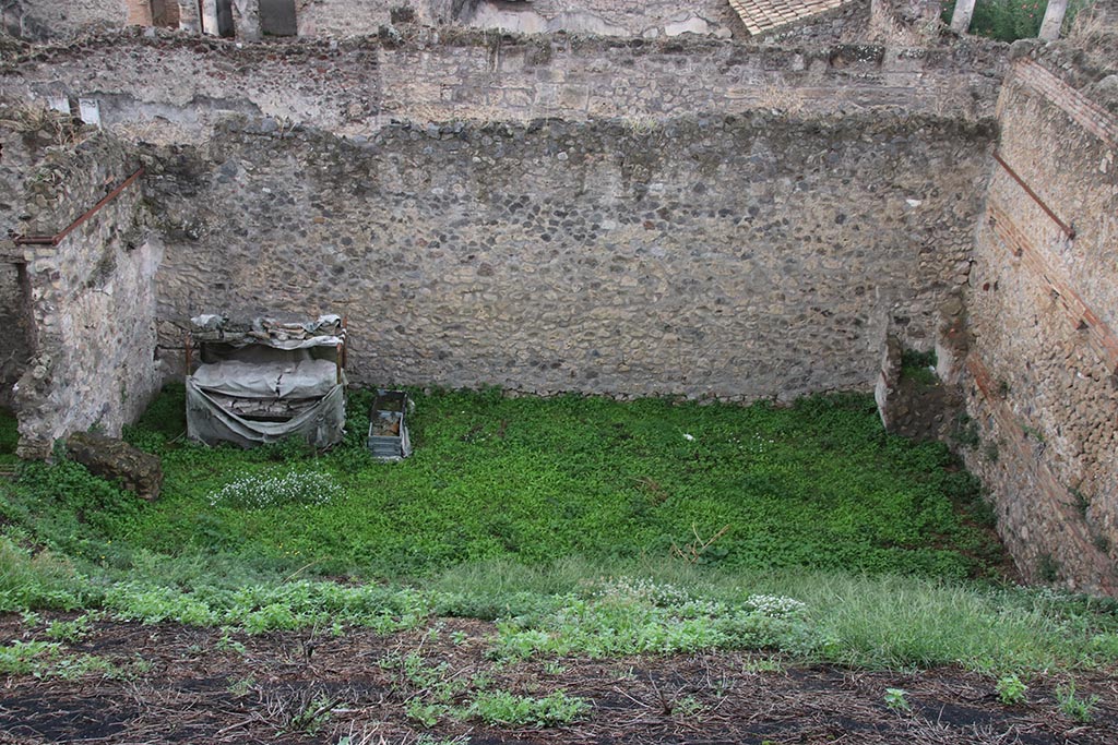 Looking west from Casina dell’Aquila to garden area “e”. October 2024. Photo courtesy of Klaus Heese.