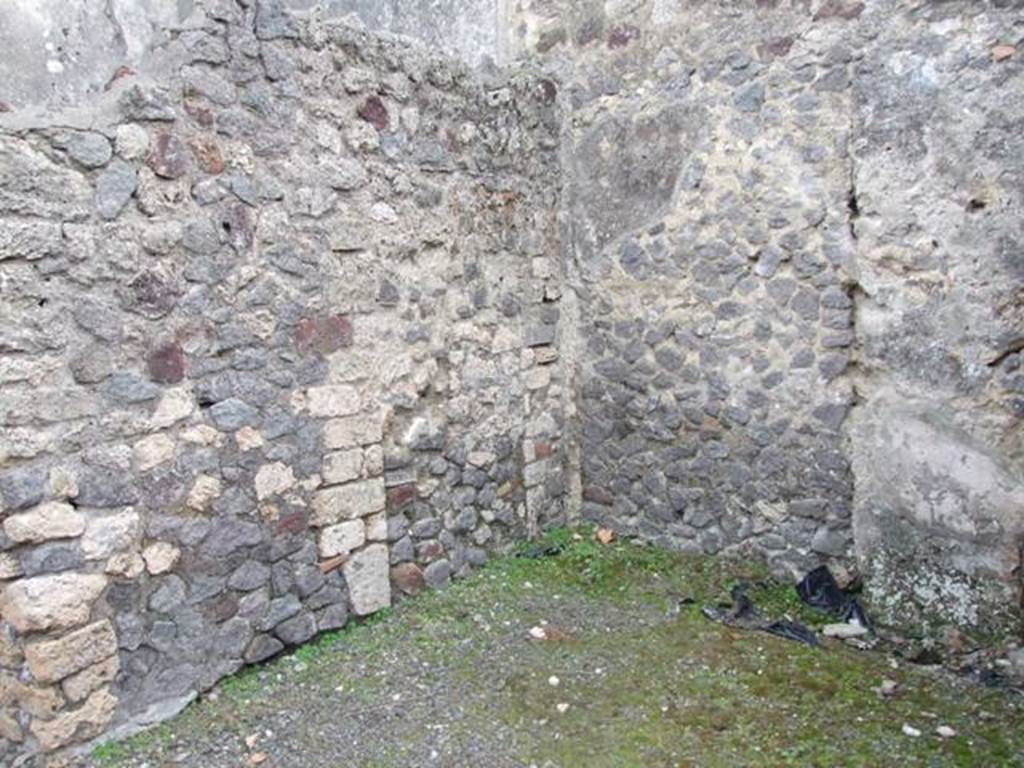 IX.8.1 Pompeii. December 2007. First room to east of shop, looking towards south-east corner.