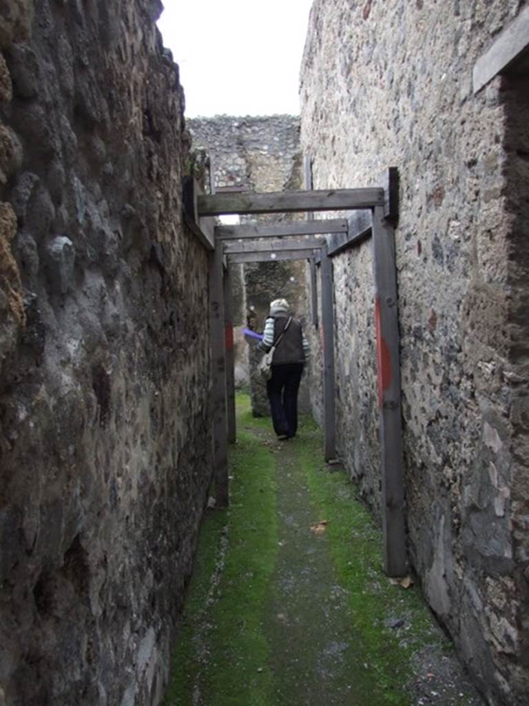 IX.8.6 Pompeii. March 2009. Room 35, Corridor leading west