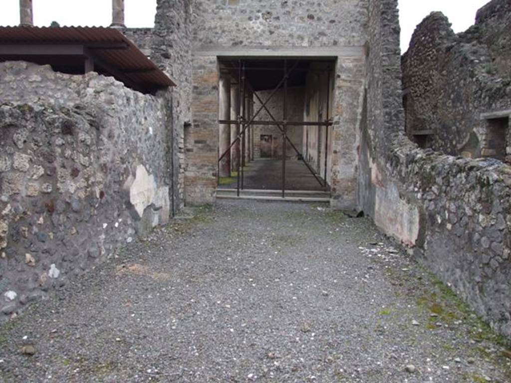 IX.8.6 Pompeii. March 2009. Room 54, Tablinum of IX.8.3 . ,Looking south towards West Portico of IX.8.6