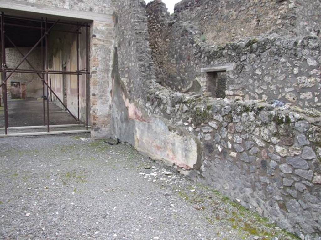 IX.8.6 Pompeii. March 2009. Room 54, Tablinum of IX.8.3 . West wall.