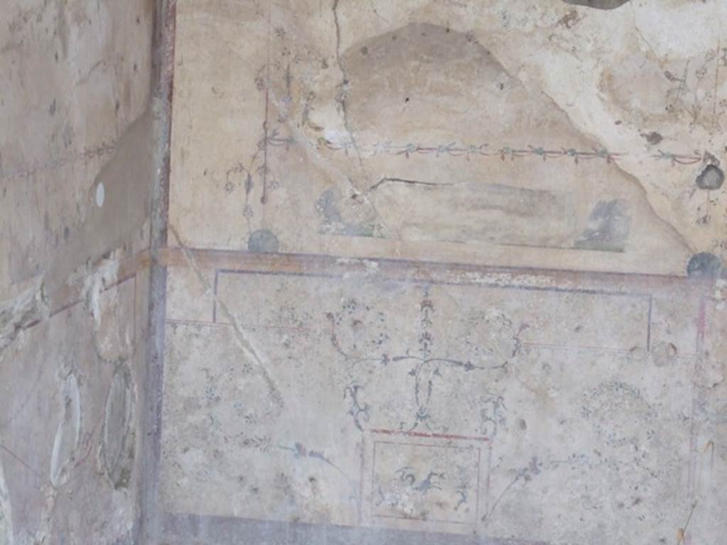 IX.8.6 Pompeii. March 2009. Room 57, White Triclinium, North west corner.