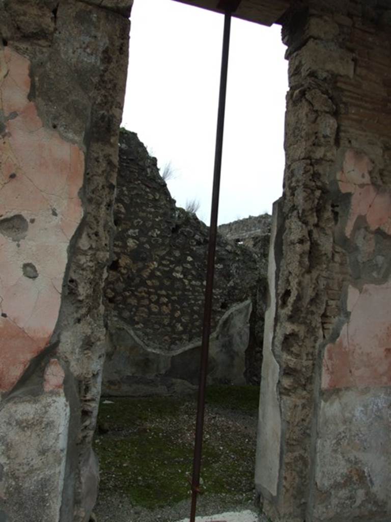 IX.8.6 Pompeii. March 2009. Doorway to Room 6, Cubiculum.