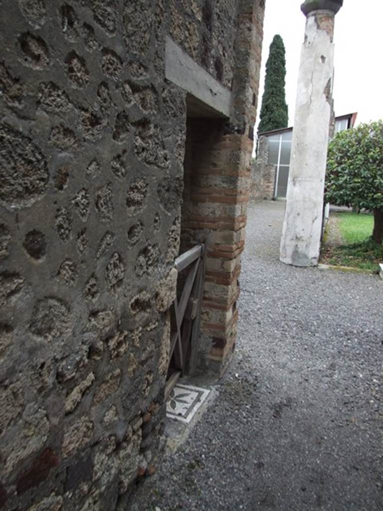 IX.8.6 Pompeii. March 2009. Room 10, Corridor, and small side door to Room 11, Black Triclinium.