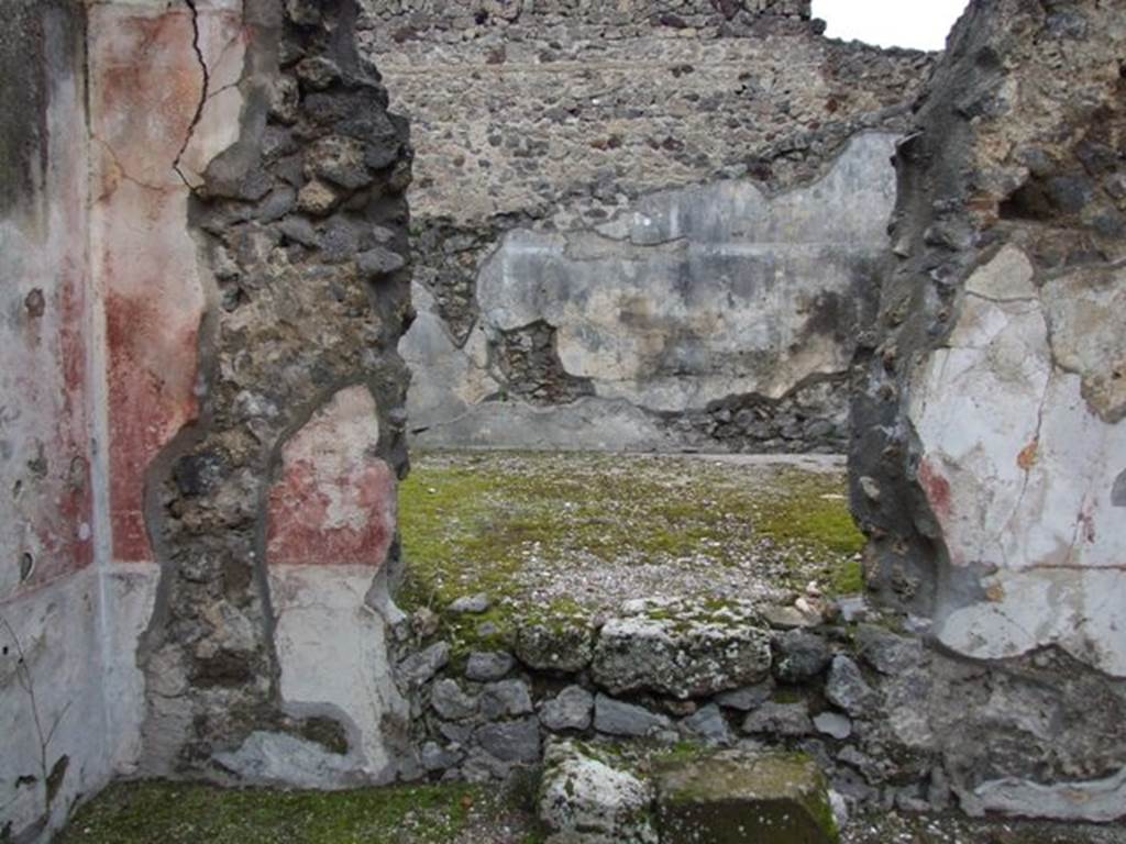IX.8.6 Pompeii. March 2009. Room 31. Steps leading to Room 32, Apodyterium.