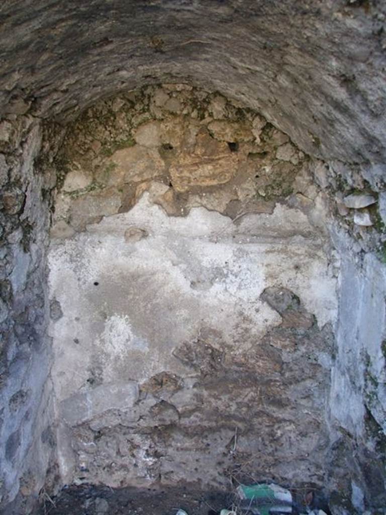 IX.9.2 Pompeii. March 2009. Middle recess under stairs.