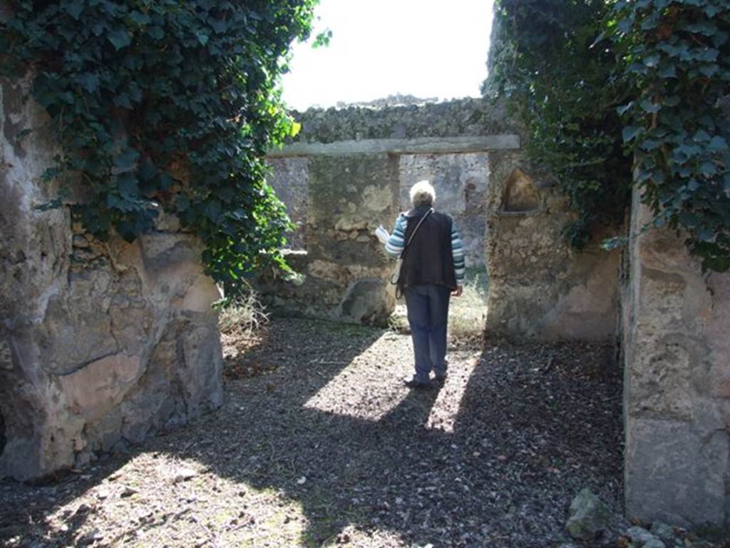 IX.9.11 Pompeii. March 2009. Atrium. Looking west to Garden area.