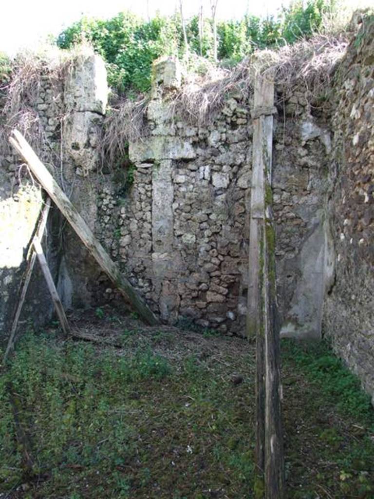 IX.9.13 Pompeii. March 2009. Room 4, Cubiculum. South wall.