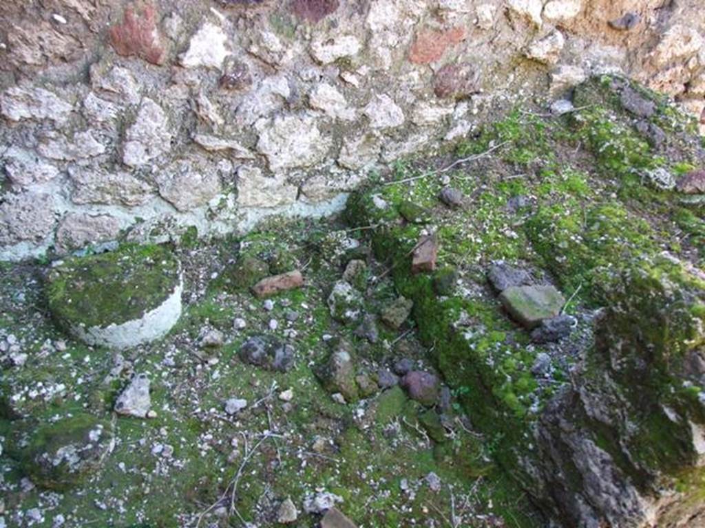 IX.9.a Pompeii. March 2009. Stairs to upper floor, looking north west.