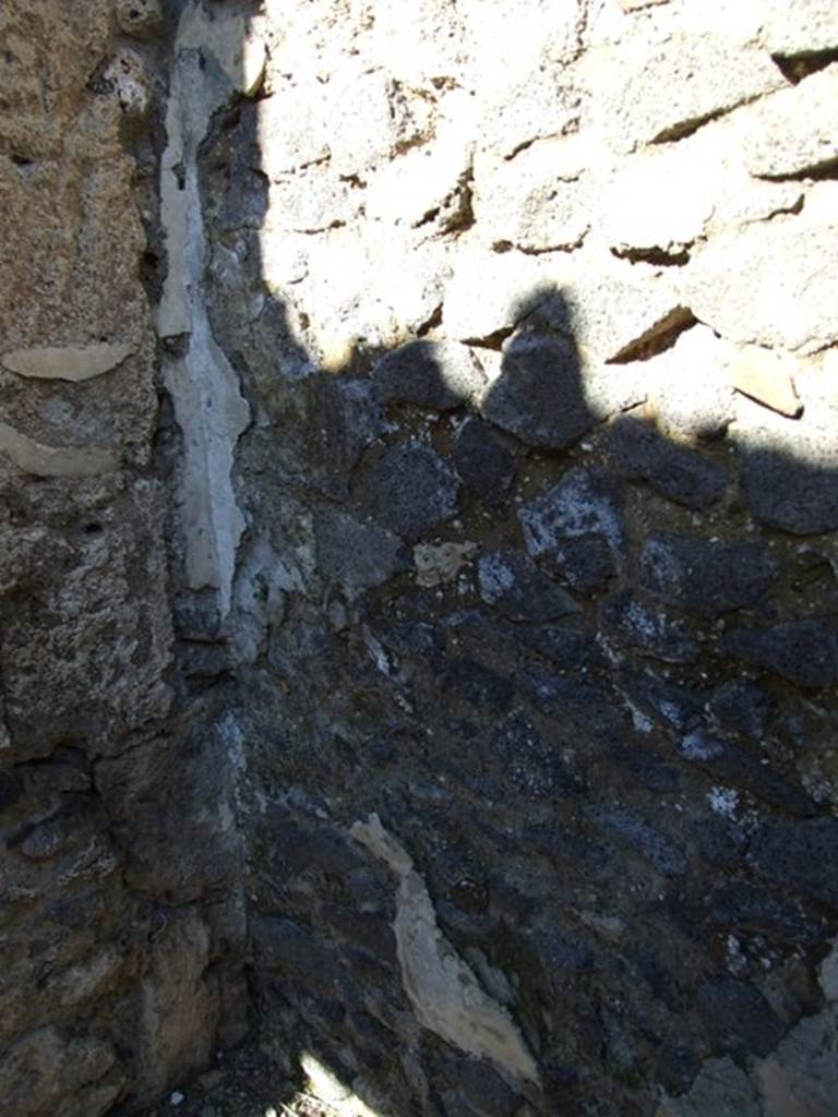 IX.9.b Pompeii. March 2009. Area under stairs. East wall.