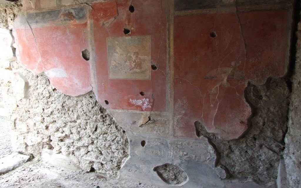 IX.9.c Pompeii. March 2009. Cubiculum. West wall.