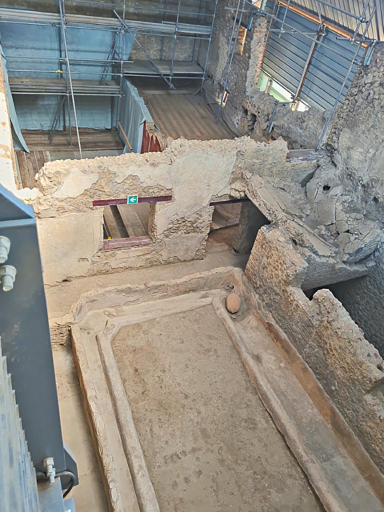 IX.12.6 Pompeii. June 2024.
Looking north across room “n1” towards room “m”, and stable “n” with doorway at IX.12.8.
Photo courtesy of Giuseppe Ciaramella.
.