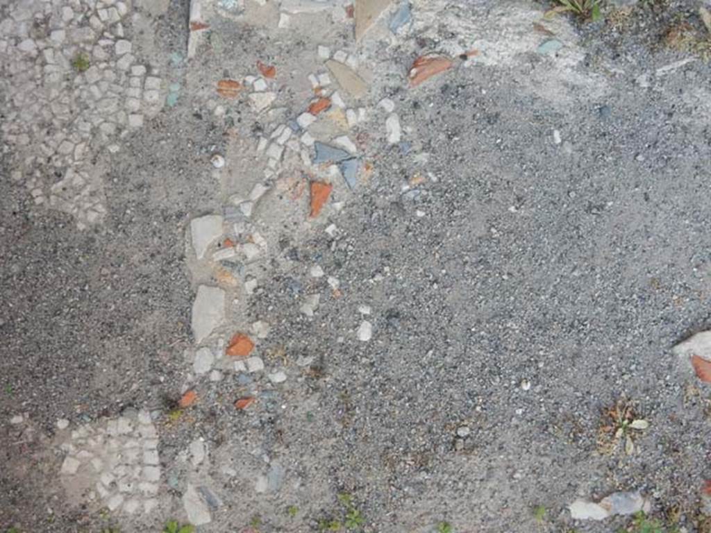 IX.14.4 Pompeii. May 2017. Flooring at the foot of the stairs. Photo courtesy of Buzz Ferebee.