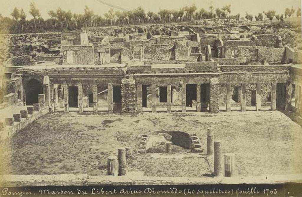 HGW24 Pompeii. Undated photograph by Mauri, numbered 020. Looking east across garden. Photo courtesy of Rick Bauer.