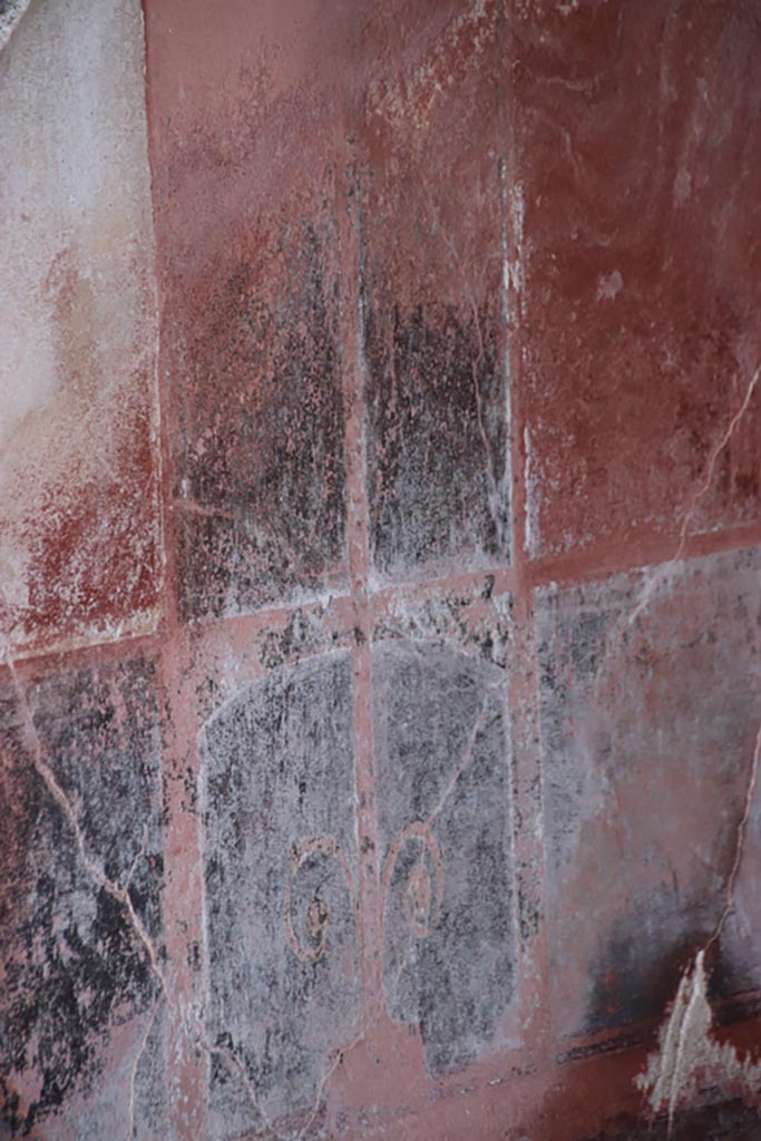 Villa San Marco, October 2022.
Corridor 11, detail of painted decoration on east wall. Photo courtesy of Klaus Heese