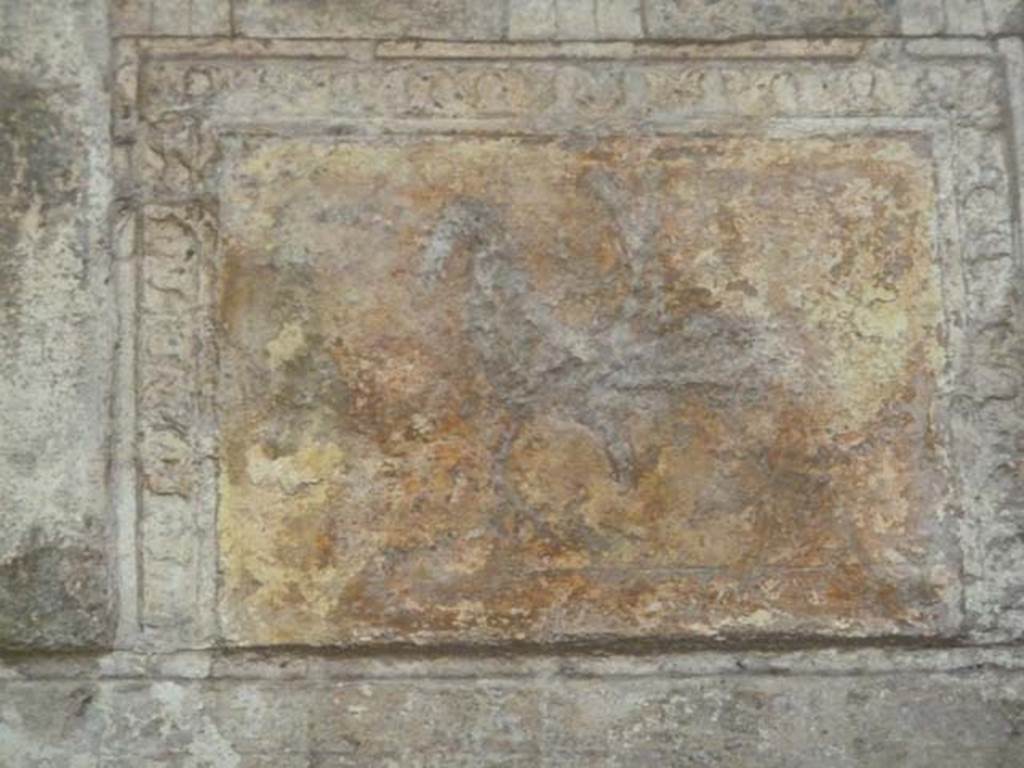 Villa San Marco, Stabiae, September 2015. Area 65, painted panel above Venus.
