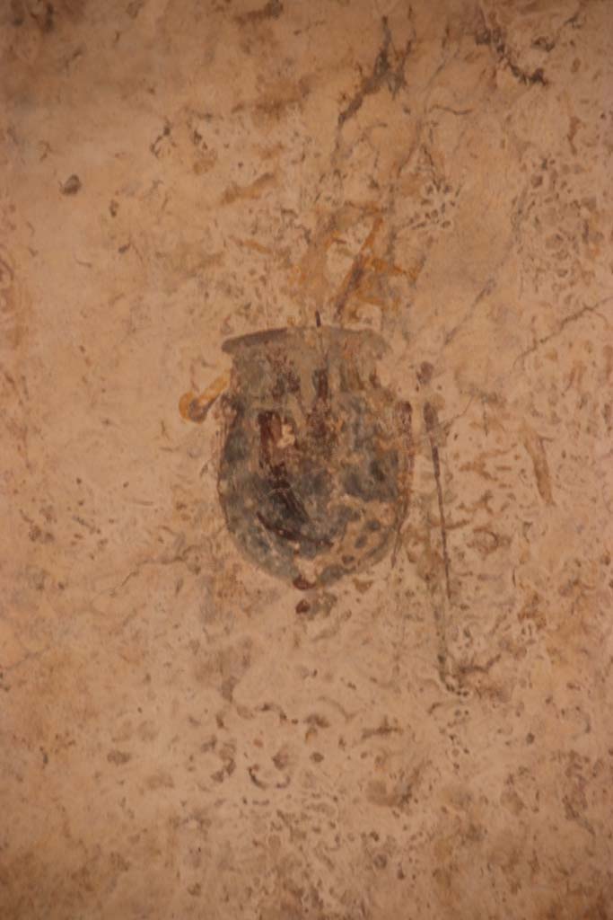 Villa San Marco, Stabiae, October 2020.
Room 57, painted decoration from south wall. Photo courtesy of Klaus Heese.