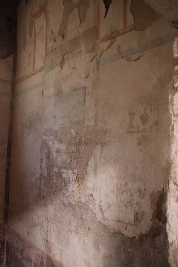 Villa San Marco, Stabiae, October 2020. Room 57, looking towards west wall. Photo courtesy of Klaus Heese.