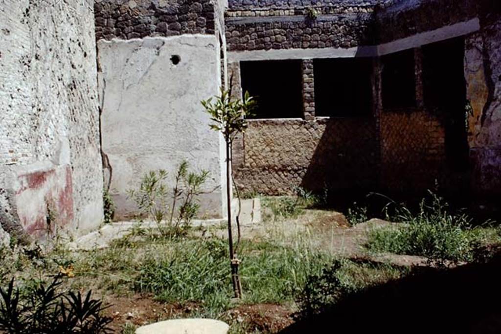 Villa San Marco, Stabiae, 1968. Room 19, looking east across garden. Photo by Stanley A. Jashemski. Source: The Wilhelmina and Stanley A. Jashemski archive in the University of Maryland Library, Special Collections (See collection page) and made available under the Creative Commons Attribution-Non Commercial License v.4. See Licence and use details. J68f1913
