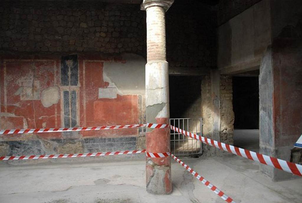 Castellammare di Stabia, Villa San Marco, January 2011. Room 25, looking towards the north-east corner of tetrastyle atrium. Photo courtesy of Nando Calabrese.