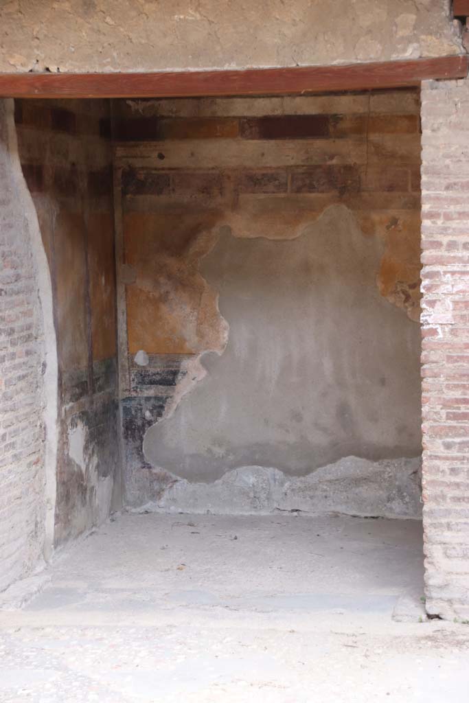 Villa of Mysteries, Pompeii. September 2021.
Room 42, looking north-east in the apodyterium or changing room. Photo courtesy of Klaus Heese.