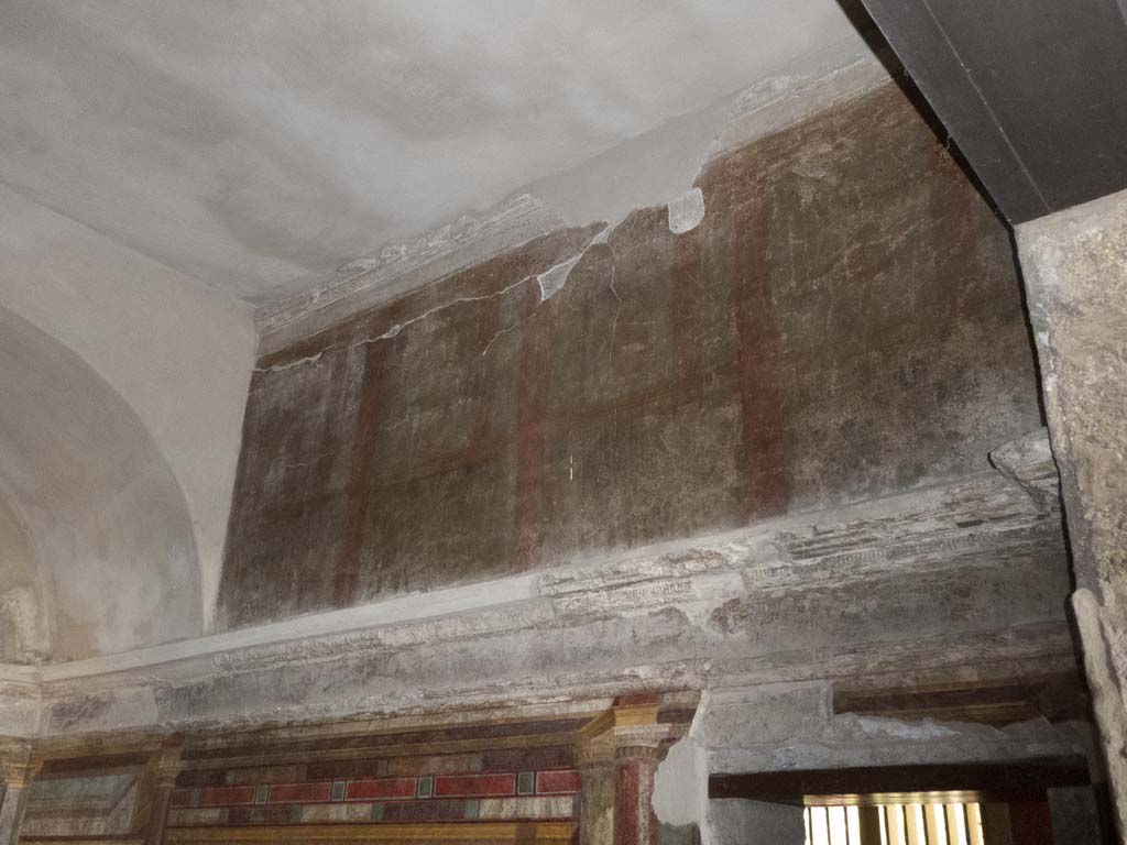 Villa of Mysteries, Pompeii. September 2017. Room 4, painting on upper south wall.
Foto Annette Haug, ERC Grant 681269 DÉCOR.