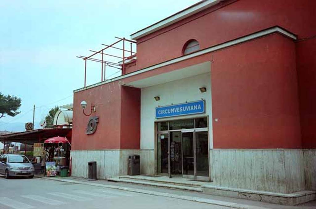 Via Villa dei Misteri. May 2010. Pompei Scavi, Villa dei Misteri station. Photo courtesy of Rick Bauer.