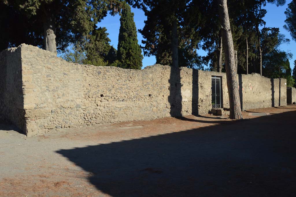 Via di Castricio, north side, Pompeii. October 2017.
Looking east along south side of insula II.2, with entrance doorway leading to garden area, at II.2.5.
Foto Taylor Lauritsen, ERC Grant 681269 DÉCOR.