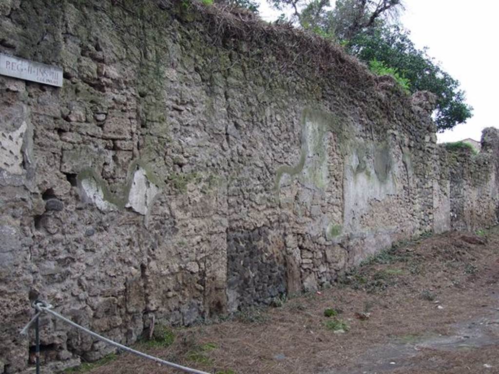 Vicolo di Giulia Felice. West side. Looking north. December 2006.