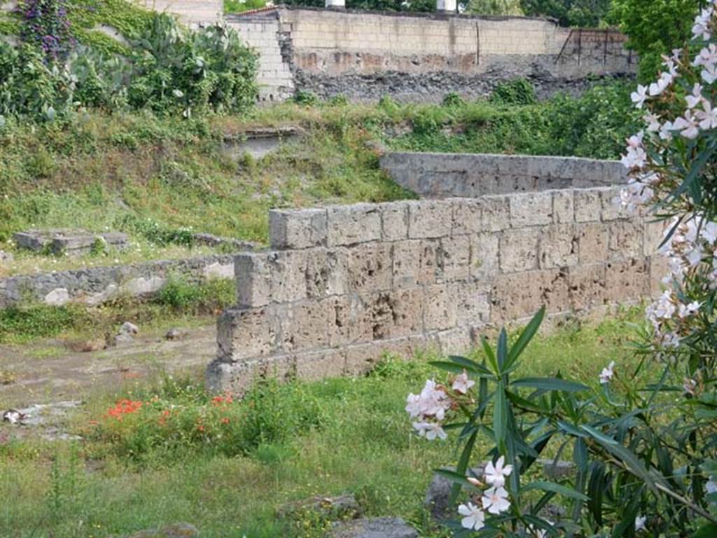 Santuario extraurbano del Fondo Iozzino. May 2018. East end of temple.
Photo courtesy of Buzz Ferebee.
