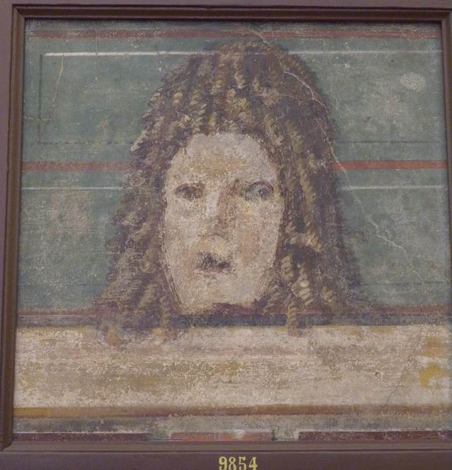 HGW04a Pompeii. Found 2nd July 1763 on the north wall of the enclosure separating HGW04a from HGW04. According to Pagano and Prisciandaro these may be from the same tomb as 9808. Now in Naples Archaeological Museum. Inventory number 9854. See Pagano, M. and Prisciandaro, R., 2006. Studio sulle provenienze degli oggetti rinvenuti negli scavi borbonici del regno di Napoli. Naples : Nicola Longobardi. (p. 44).