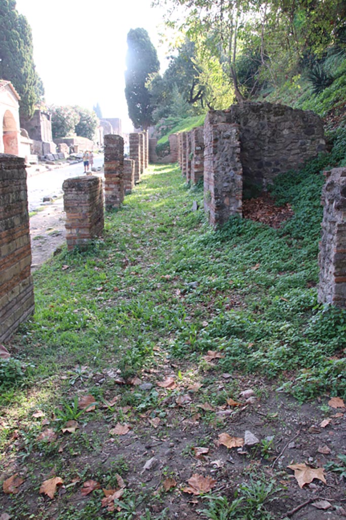 Looking south along portico, Pompeii. October 2023.
Looking south from HGW15 towards HGW08. Photo courtesy of Klaus Heese.