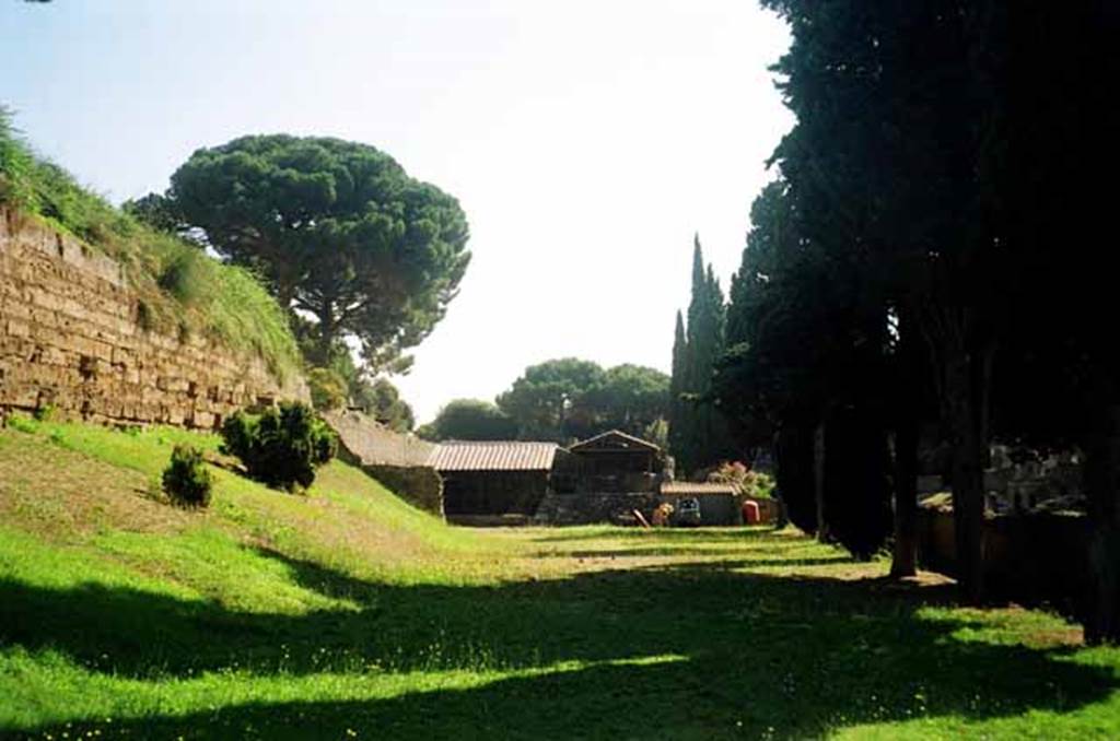 Looking east towards Porta Nocera. July 2010. Photo courtesy of Rick Bauer.