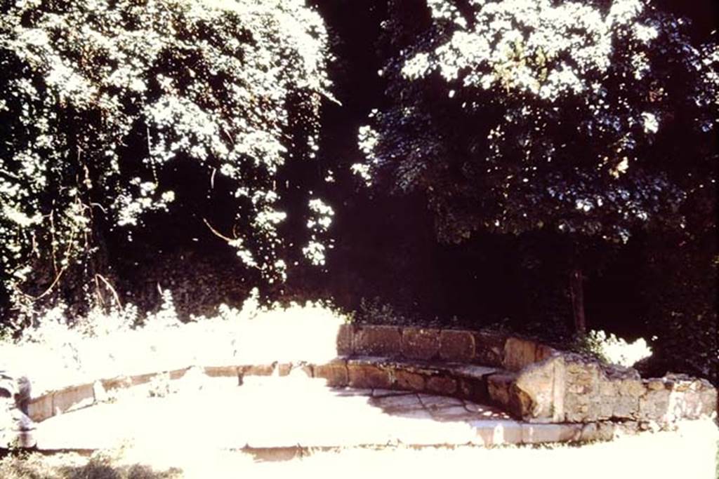 SGD Pompeii. 1961. Schola tomb of Marcus Tullius. Photo by Stanley A. Jashemski.
Source: The Wilhelmina and Stanley A. Jashemski archive in the University of Maryland Library, Special Collections (See collection page) and made available under the Creative Commons Attribution-Non Commercial License v.4. See Licence and use details.
J61f0749