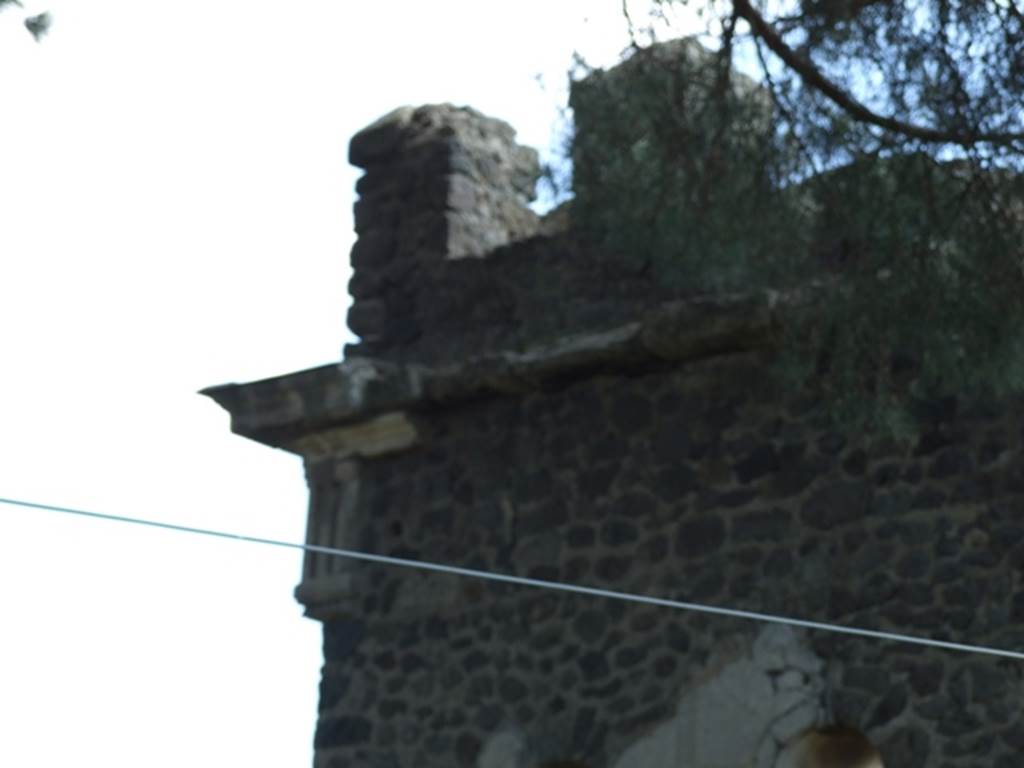 Tower X, Pompeii. March 2009. Upper north east corner.