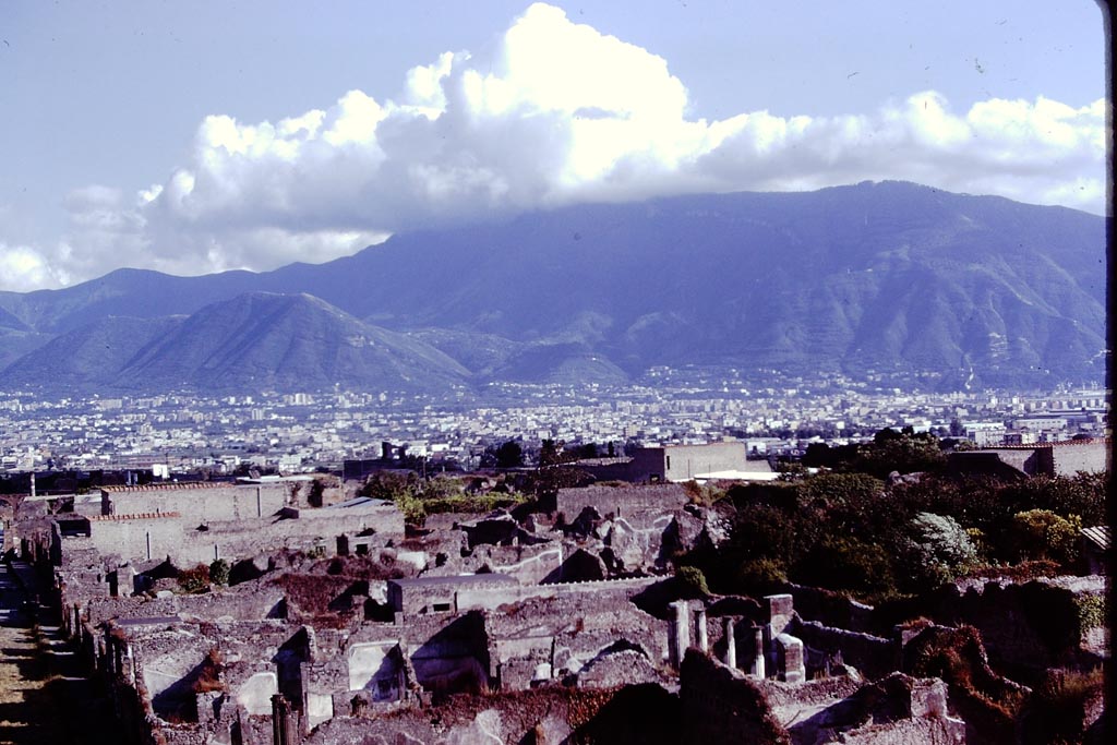 T11 Pompeii. Tower XI. 1978. Looking towards the west side of Via Mercurio. Photo by Stanley A. Jashemski.
Source: The Wilhelmina and Stanley A. Jashemski archive in the University of Maryland Library, Special Collections (See collection page) and made available under the Creative Commons Attribution-Non-Commercial License v.4. See Licence and use details.
J78f0197